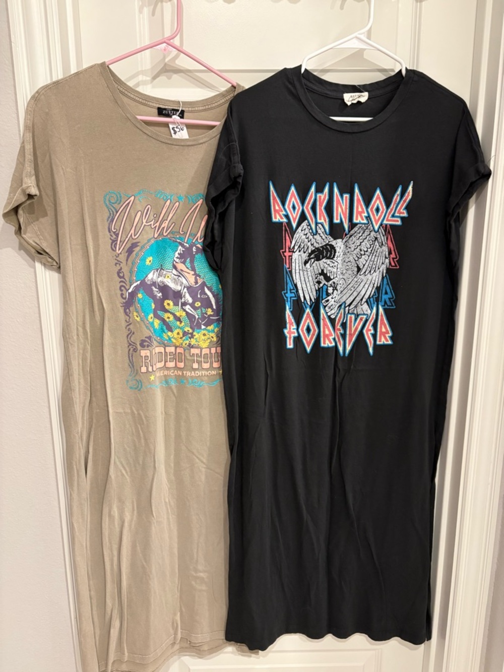 2 t shirt dresses